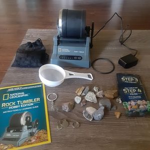 National geographic rock tumbler set